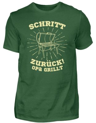 Schritt ZURÜCK OPA GRILLT - Herren Shirt