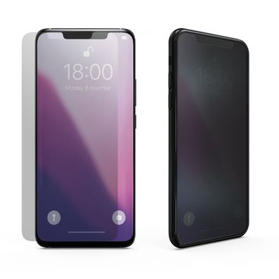 Privacy Glass Schutzglas kompatibel mit Xiaomi Redmi Note 12 4G mit Anti Spy Blick