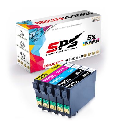 5x Tinten Epson 18XL Multipack kompatibel für Epson Expression Home XP-322