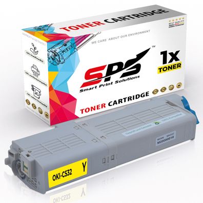 1x Kompatibel für OKI MC563 Toner 46490605 Gelb