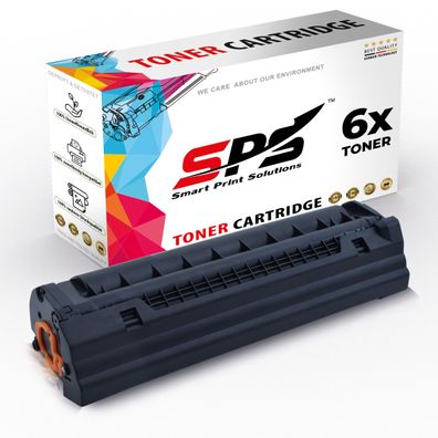 6x Kompatibel für HP Laser MFP 133PN Toner 106A W1106A Schwarz