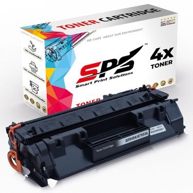 4x Kompatibel für HP Laserjet 3390 Toner 49A Q5949A Schwarz