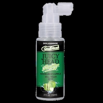 Doc Johnson - 60 ml - Juicy Head - Dry Mouth Spray - Sour Green Apple - 2 fl oz