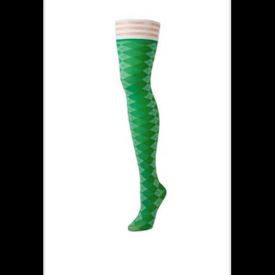 Kix'ies - Par 4 - Thigh High - A - Green - (A, , , )