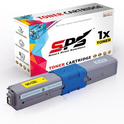 1x Kompatibel für OKI MC363DNW Toner 46508709 Gelb