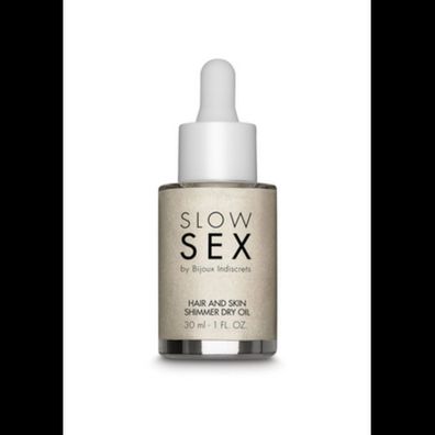 Bijoux Indiscrets - 30 ml - Slow Sex - Shimmering Drying Oil for Hair and Skin