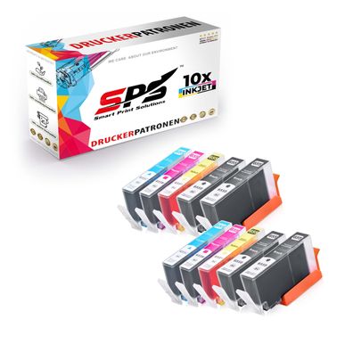 10er Multipack Set kompatibel für HP Deskjet Ink Advantage 5525 Druckerpatronen