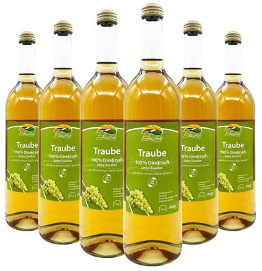 Bleichhof Traubensaft (weiß) - 100% Direktsaft (6x 0,72l)