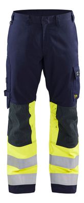 Blakläder Multinorm Bundhose 1478 1514 in marineblau/ gelb