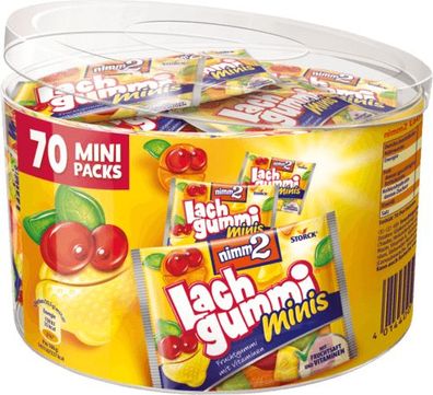 nimm2 Lachgummi Minis 70 Minibeutel 735g