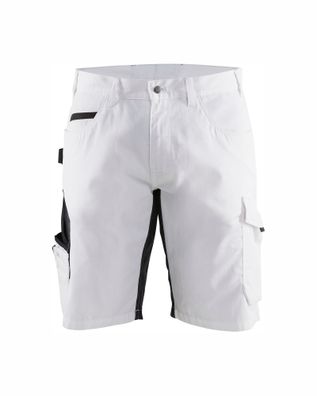 Blakläder® Maler Shorts mit Stretch Weiß/ Dunkelgrau 1094 1330