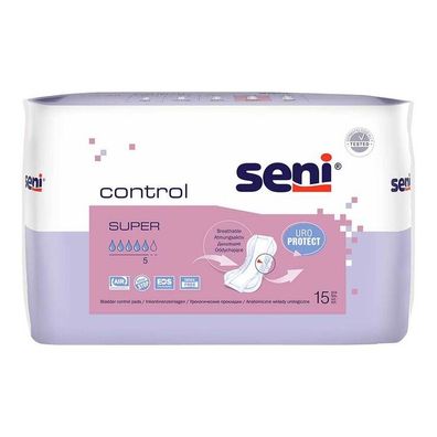 Seni Control Einlagen super, 1 Packung = 15 Stück