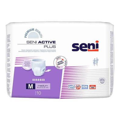 Seni Active Plus Inkontinenzhose, Größe Medium, 1 Packung = 10 Stück