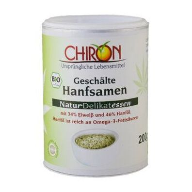 CHIRON Geschälte Hanfsamen klein 200g