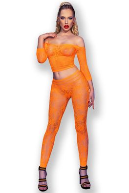 Chilirose - Top + Leggings CR4661 orange