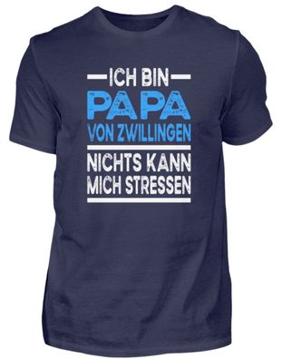 Ich bin Papa von Zwillingen nichts kann - Herren Premiumshirt