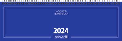 Brunnen 1077501304 Querterminbuch Modell 775 (2024), 2 Seiten = 1 Woche, 420 ×