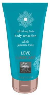 75 ml - Shiatsu Edible Love lubricant Japanese Mint 75ml