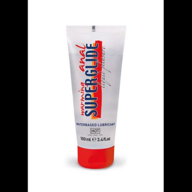 HOT - 100 ml - Anal Superglide Warming Liquid Pleasure - Waterbased Lubricant - 3