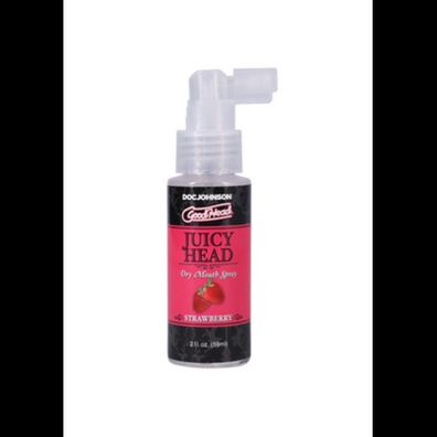 Doc Johnson - 60 ml - Juicy Head - Dry Mouth Spray - Strawberry - 2 fl oz / 60 ml