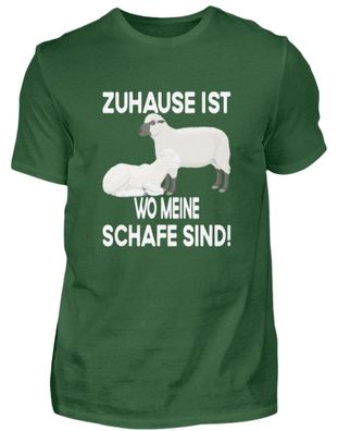 Zuhause ist wo meine Schafe sind - Herren Shirt