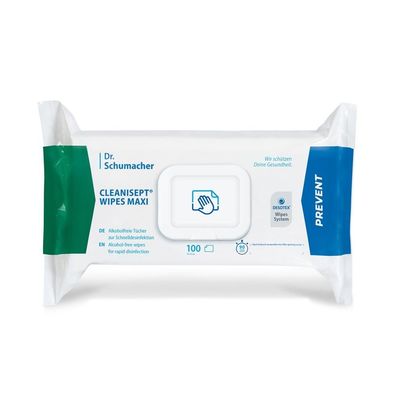 Cleanisept® Wipes MAXI Pack á 100 Tücher