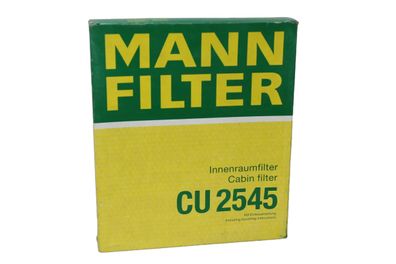 MANN FILTER Innenraumfilter Pollenfilter VW Audi Mercedes Benz CU2545