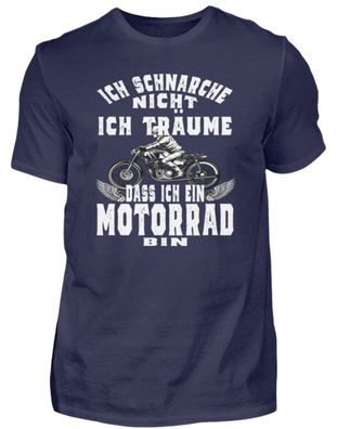 Ich schnarche nicht ich träume dass ich - Herren Premiumshirt