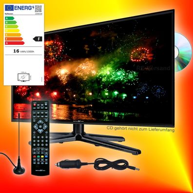 Reflexion LDDW190 47cm TV DVB-T2/S2/C 12V/24V 230V Fernseher DVD-Player CI+ EEK F