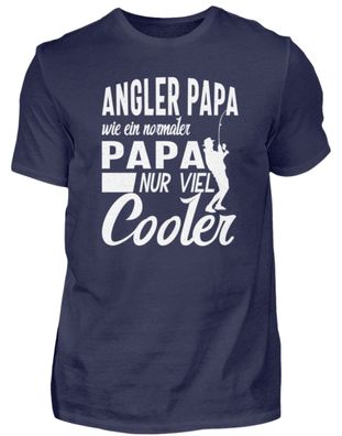 Fisch Angler Vatertagsgeschenk - Vater & - Herren Premiumshirt