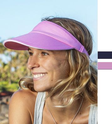 Result Caps Damen Sport Visor Cap Sonnenblende Fitness Baumwolle RC048X NEU