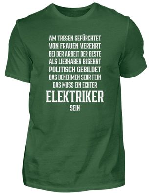 Echter Elektriker - Herren Shirt