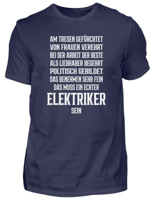 Echter Elektriker - Herren Premiumshirt