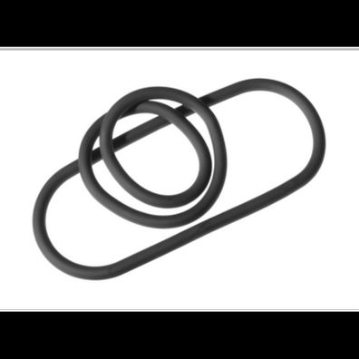 PerfectFitBrand - Silicone Slim Wrap Ring - Cockring / Ball Strap - 9 / 22 cm