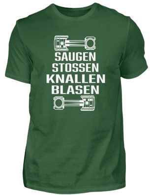 Saugenstossen Knallen BLASEN - Herren Shirt