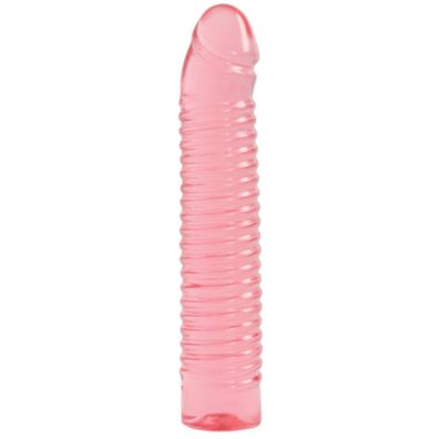 Doc Johnson - Sunrise - Ribbed Jelly Dildo - 7 / 18 cm