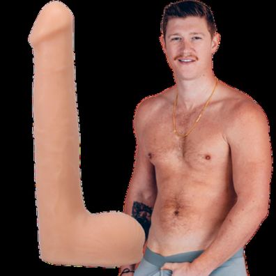 Doc Johnson - Oliver Flynn - Realistic Ultraskyn Dildo - 10 / 25 cm - Vanilla