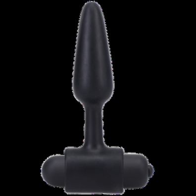 Doc Johnson - Vibrating Butt Plug - 3 / 8 cm - Black