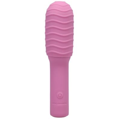 Doc Johnson - Elite - Mini Vibrator with Interchangeable Attachment - 4 / 10 cm