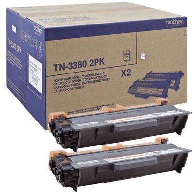 Brother TN3380TWIN Brother TN-3380 Twinpack Toner schwarz