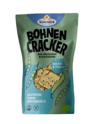 SOMMER 6x Bio Bohnen Cracker Sea-Salt & Vinegar glutenfrei vegan 100g