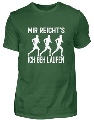 Mir reicht's ich geh laufen - Herren Shirt