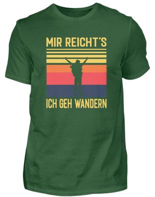 Mir reicht'S ich geh Wandern - Herren Basic T-Shirt-QPRPP6IF