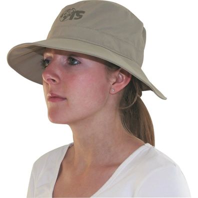 Travelsafe - TS0417 - Sonnenhut - abnehmbares Moskitonetz - UV-Schutz - beige