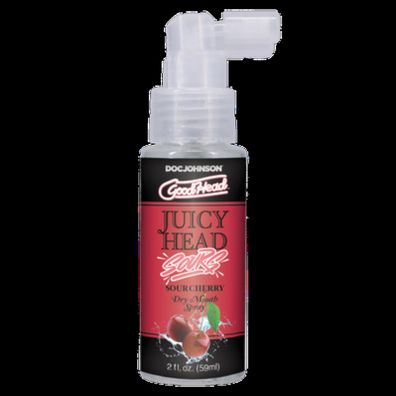 Doc Johnson - 60 ml - Juicy Head - Dry Mouth Spray - Sour Cherry - 2 fl oz / 60 ml