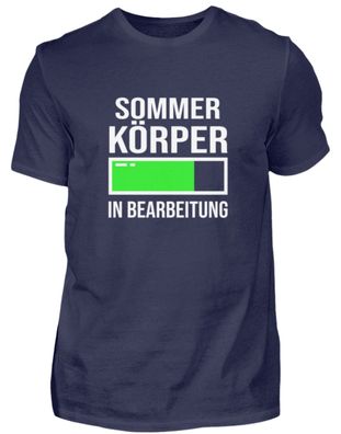 Sommer Körper in Bearbeitung - Herren Premiumshirt