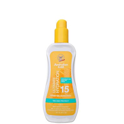 Australian Gold/ Ultimate Hydration SPF 15 Spray Gel Sunscreen 237ml/ Sonnenschutz