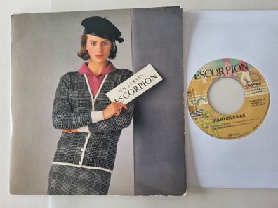 Julio Igesias - Hey/ Paloma blanca 7'' Vinyl EP Spain PROMO Escorpion