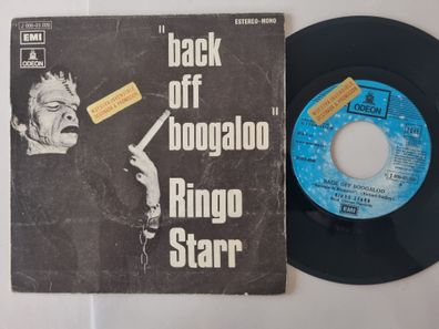 Ringo Starr - Back Off Boogaloo 7'' Vinyl Spain PROMO Sticker