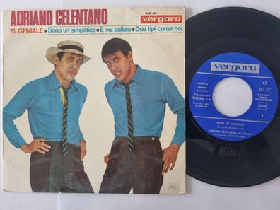 Adriano Celentano - El geniale/ Sono un simpatico 7'' Vinyl EP Spain